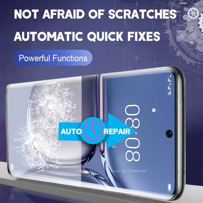 5er Set flexible TPU-Hydrogelfolie als Displayschutz für Xiaomi 17 Ultra, transparent - Bild 3