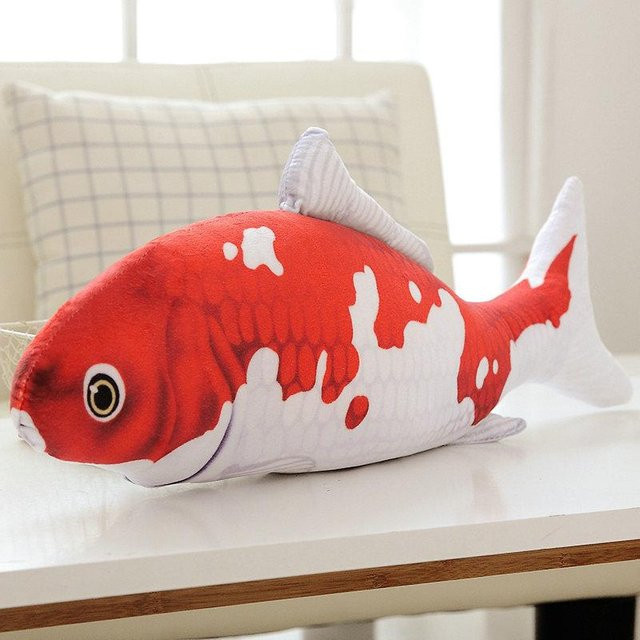 Kidsly Cyprinus Carpio Fisch Koi Karpfen Plüsch Spielzeug, 30cm - Bild 1