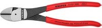 KNIPEX Kraft-Seitenschneider 74 01 200, schwarz atramentiert mit Kunststoffüberzug, 200 mm - Bild 1