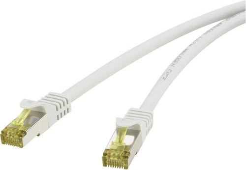 Renkforce RF-4149867 RJ45 Patchkabel CAT 6a S/FTP Ethernet LAN Kabel Grau, Länge: 3,00 m - Bild 1