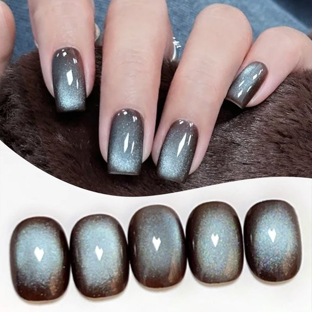 BORN PRETTY Mint Chocolate Gel-Nagellack, 10 ml, Schimmernd - Bild 1