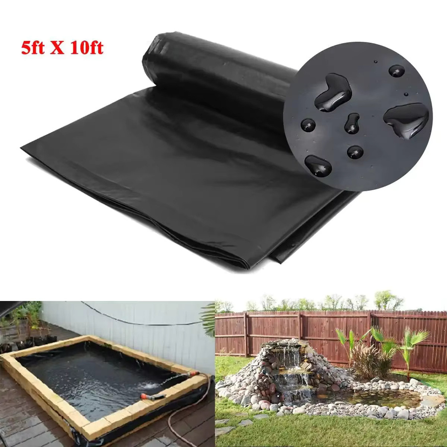 Wasserdichte PVC-Membran für Fischteiche und Pools in Schwarz, B/T: 3,05 x 1,52 m - Bild 2