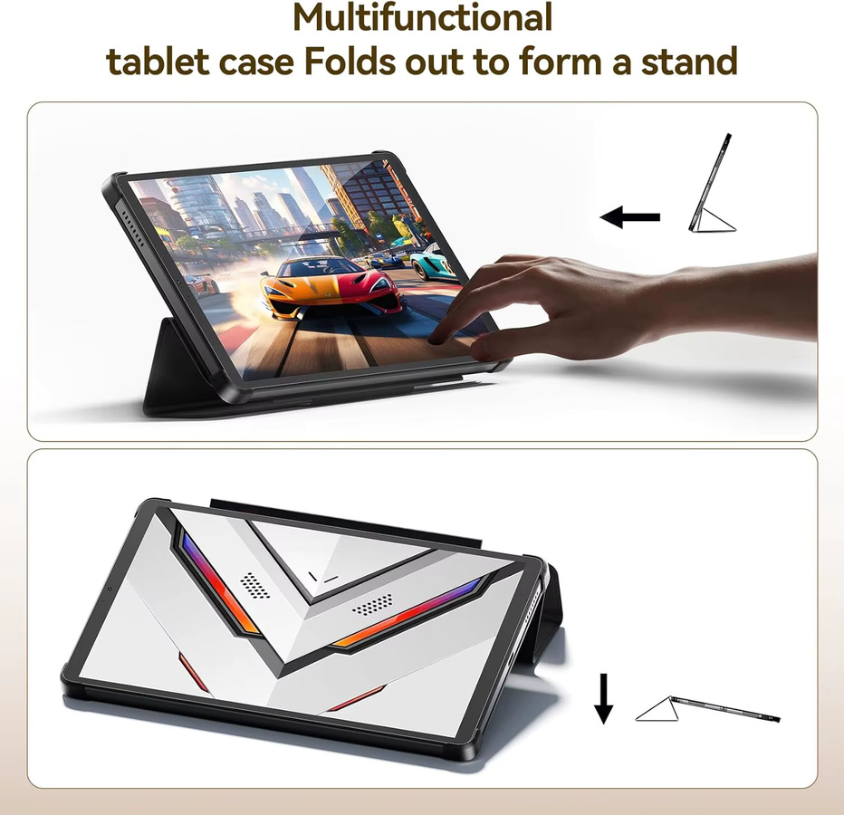 Headwolf Titan 1 Tablet-Hülle in Schwarz mit magnetischer Befestigung und wärmeableitender Schutzhülle - Bild 4