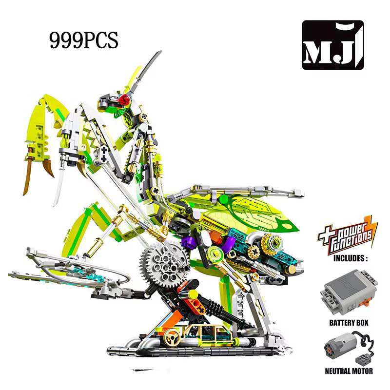 MJ BLOCK Mechanischer Mantis, Baukasten, 999 Teile - Bild 2