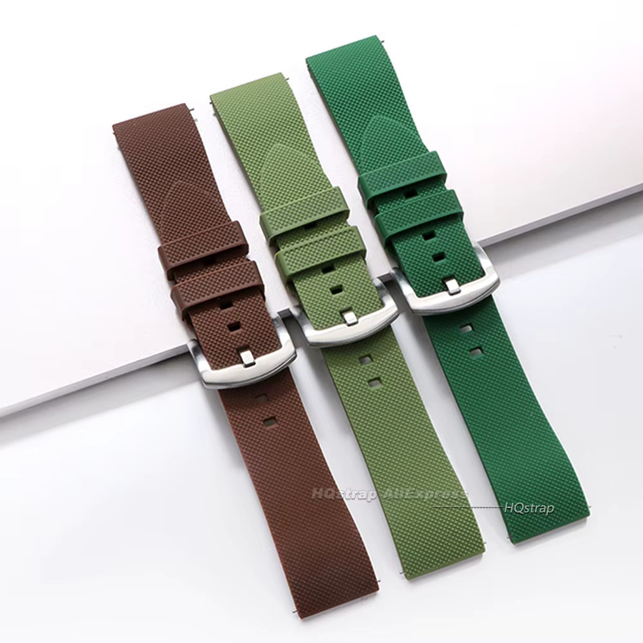 HQstrap Uhrenarmband Silikon, Klassisch, Schwarz, Unisex - Bild 2