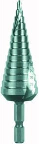 RUKO Stufenbohrer-Bit HSS aus Edelstahl, spiralgenutet mit Kreuzanschliff, Bohrbereich Ø 4,0 - 30,0 mm, multicolour - Bild 1