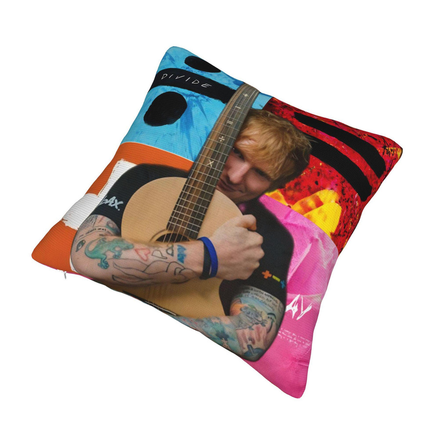 Ed Sheeran Loop Tour Kissenbezug mit Motivdruck in Multicolor, B/H: 18 x 18 cm - Bild 5