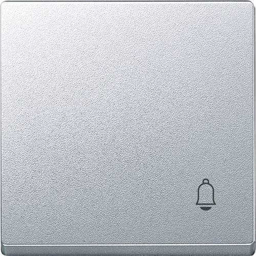 Merten Abdeckung für Wechselschalter System M in Aluminium-Optik Silber MEG3305-0460 - Bild 1