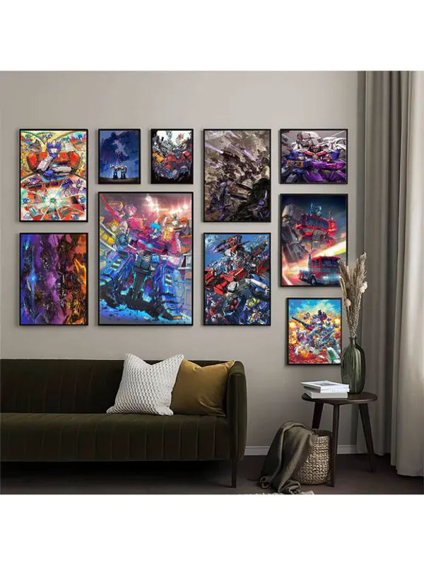 Wasserfeste Transformers Anime-Poster Aufkleber für die Raumdekoration in Mehrfarbig - Bild 6