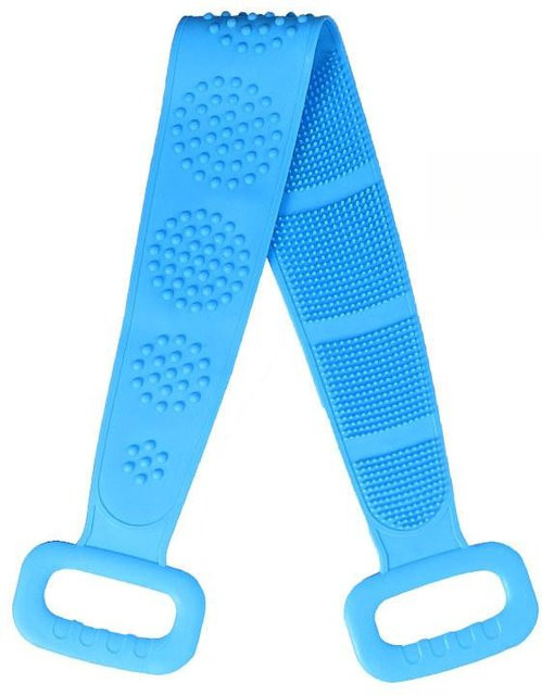 Binchi Health Technology Rückenziehstreifen Badebürste, 60 cm, blau, Unisex - Bild 1