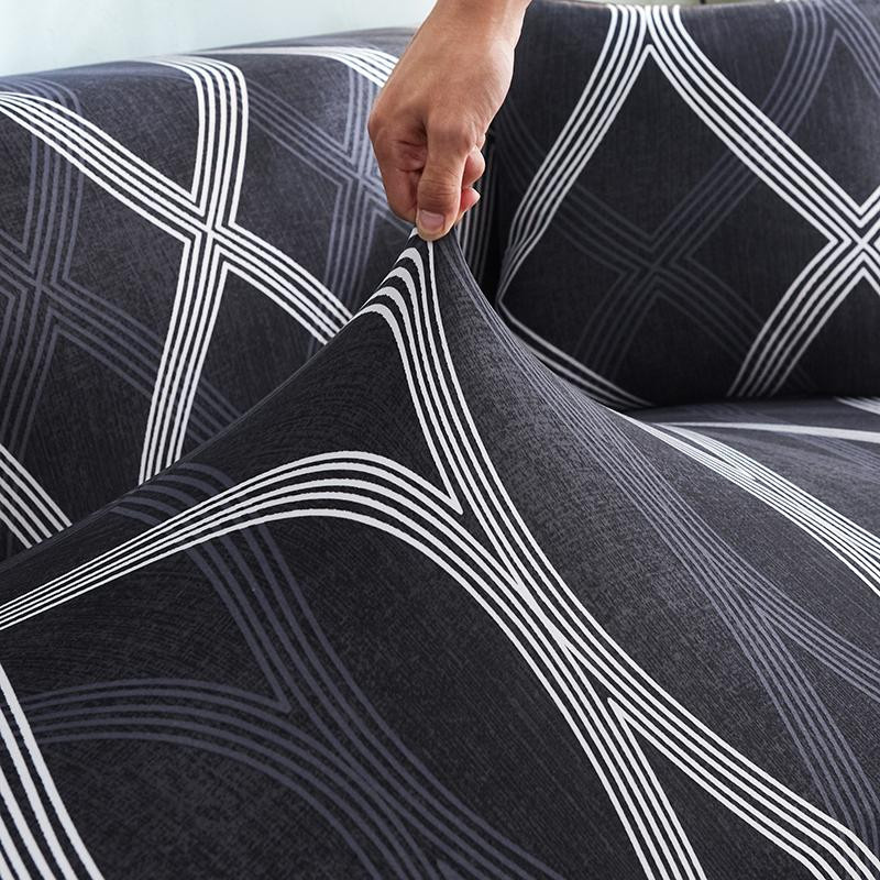 Yiran bag bedruckter Sofa-Vollbezug in Multicolour, kratzfest und schmutzabweisend, aus Polyester, waschbar und rutschfest - Bild 2