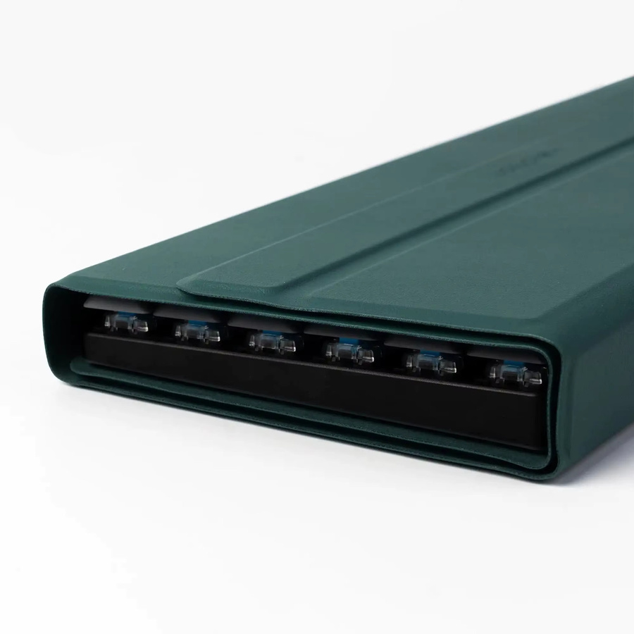 Keychron Folio Tastaturhülle für K3, K3 Pro und K3 Max Low-Profile mechanische Tastaturen in Schwarz und Grün - Bild 4