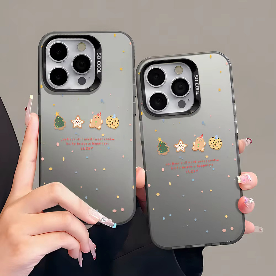 Stoßfeste iPhone Hülle im Winter-Weihnachts-Stil mit mattem IMD-Finish für Apple iPhone 17 Pro Max, 16, 15, 14, 13, 12, 11 Pro Max - Bild 2