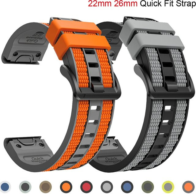 I LOVE LUO Uhrenarmband Silikon, Schwarz, Unisex - Bild 1