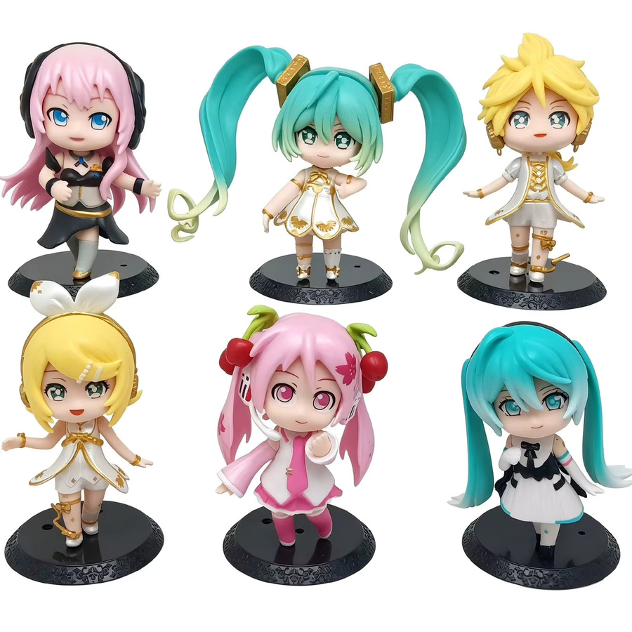 Bandai Vocaloid Figurenset, 6 Stile, PVC-Sammlerstatue - Bild 2