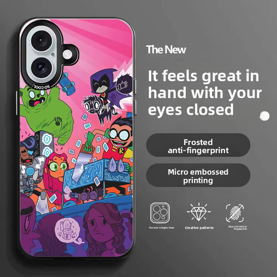 T-Teen Robin T-Titans Handyhülle für iPhone 11-16, Farbwechselnd und Transparent, Anti-Fall TPU-Hülle - Bild 3