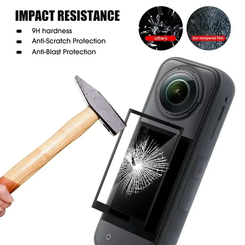 Insta360 Displayschutzfolien für Insta360 X5 X4 X3 X4 Air, transparent, flexibel und kratzfest - Bild 2