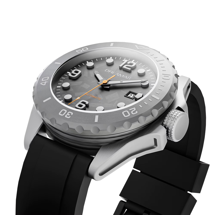 DREAMAS Taucheruhr, Automatik, Titan, Schwarz, Herren - Bild 4