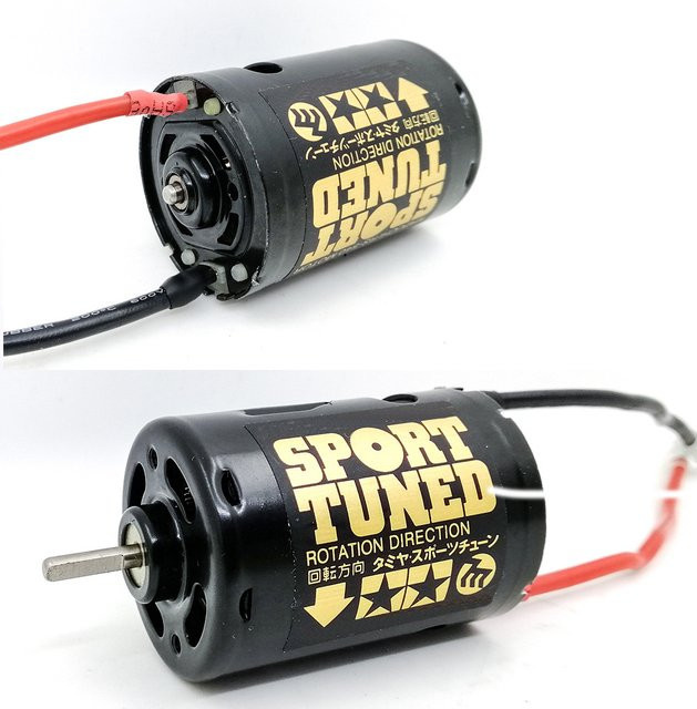 Tamiya 1/10 gebürsteter 540-Motor, Zubehör, Schwarz, Metall - Bild 1