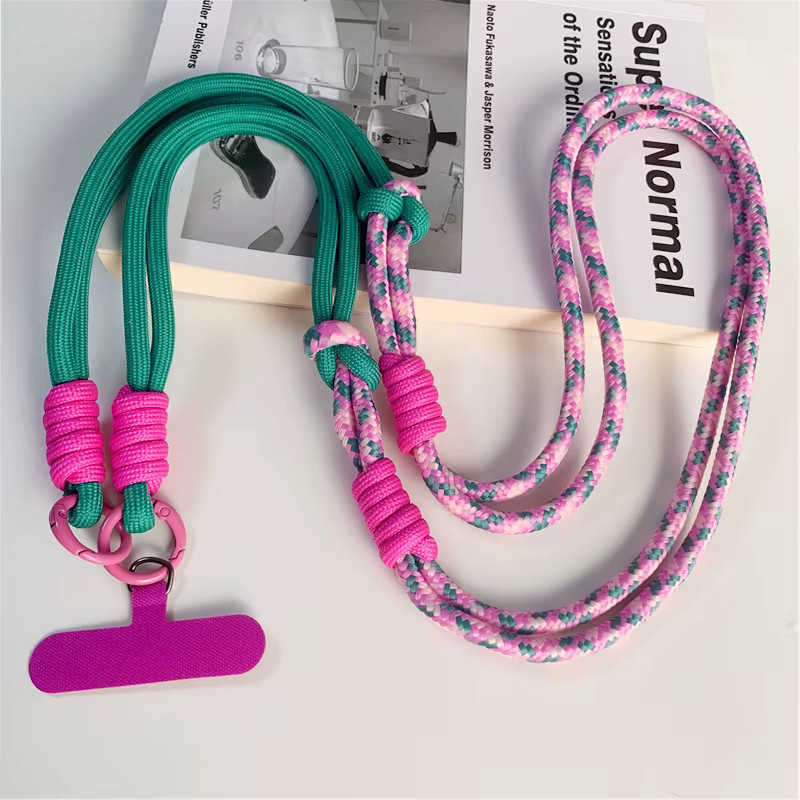 DOLANBIA 3 in 1 Umhängetasche mit Handy Lanyard und Wasserbecher-Halterung, Multicolor, Breite: 120 cm - Bild 3