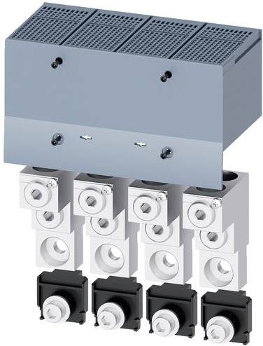 Siemens 3VA9404-0JC23 Anschlusszubehör in Grau, Breite: 18,4 cm, Tiefe: 9,39 cm - Bild 1