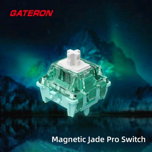 Gateron Magnetic Jade Pro Lineare Magnetische Tastatur-Schalter mit Hall-Sensor und einstellbarem Vorhub - Bild 1