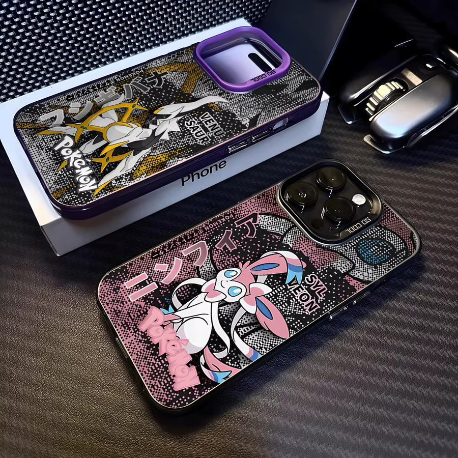 Handyhülle mit Cartoon S-Sylveon Motiv für Xiaomi Redmi 14C 13C 12C 10 Note 15 14 13 12 Pro Plus 4G 5G in Silber - Bild 3