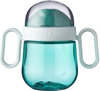 Mepal Mio 2.0 Antitropf-Trinklernbecher Free Flow in Deep Turquoise - Bild 1