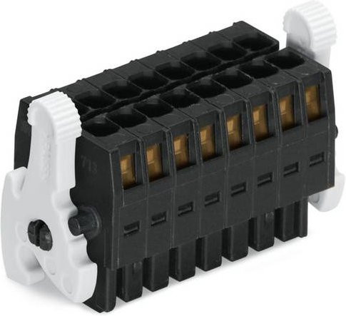 WAGO Buchsengehäuse-Kabel 713 Schwarz mit 12 Polen und 3,50 mm Rastermaß 50 Stück - Bild 1