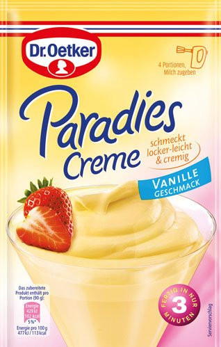 Dr. Oetker Paradiescreme Vanille 60 g - Bild 1