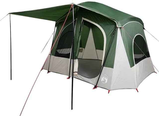 vidaXL Campingzelt für 5 Personen in Grün, wasserdicht - Bild 1