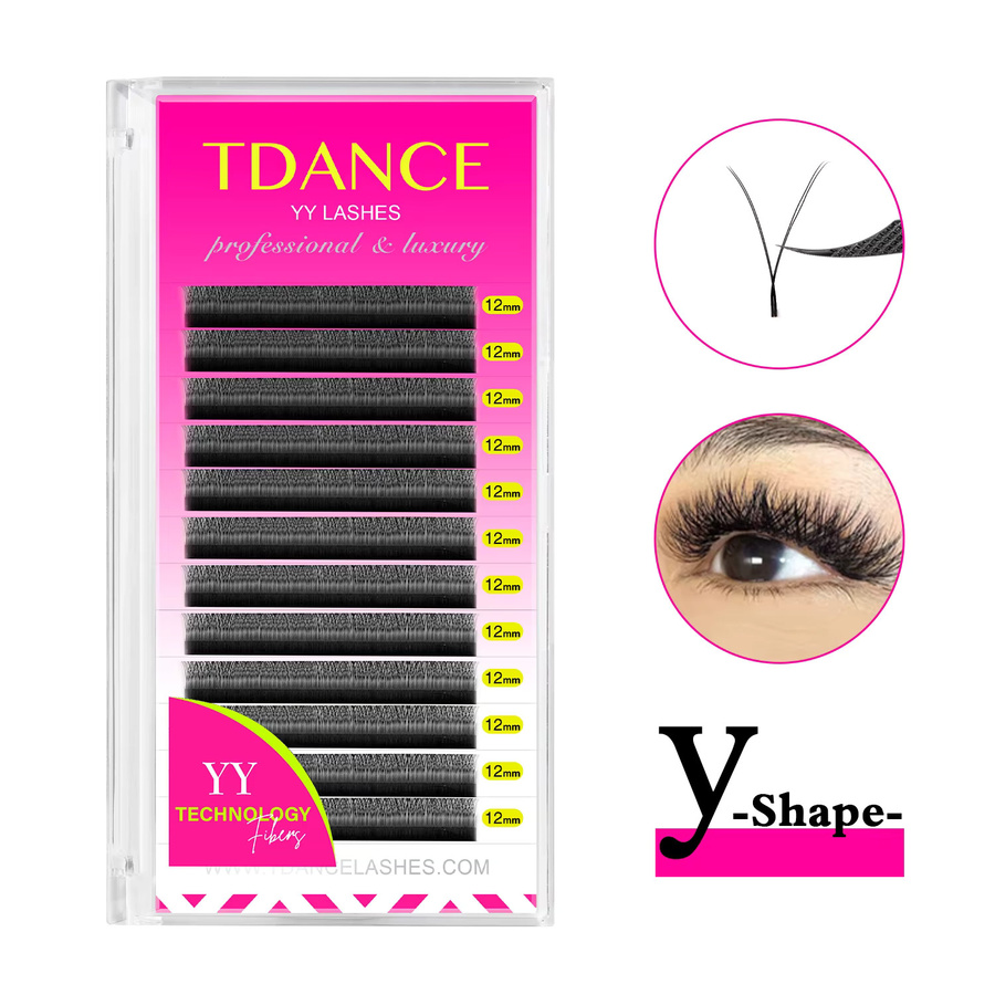 TDANCE Wimpernverlängerungen Faux Mink, 8-15 mm, 2D, Unisex - Bild 2