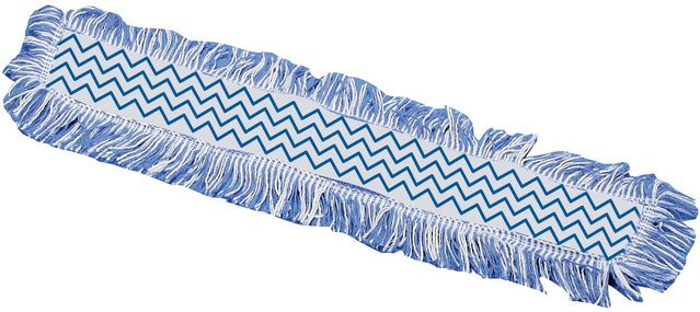 Diversey TASKI Jonmaster Ultra HD Damp Mop Premium HD Moppbezüge mit Fransen für die feuchte Bodenreinigung, Blau, 10er Pack - Bild 1