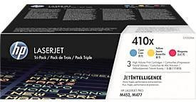 HP 410X Toner Multipack CF252XM mit Cyan, Magenta und Gelb für Laserdrucker - Bild 1