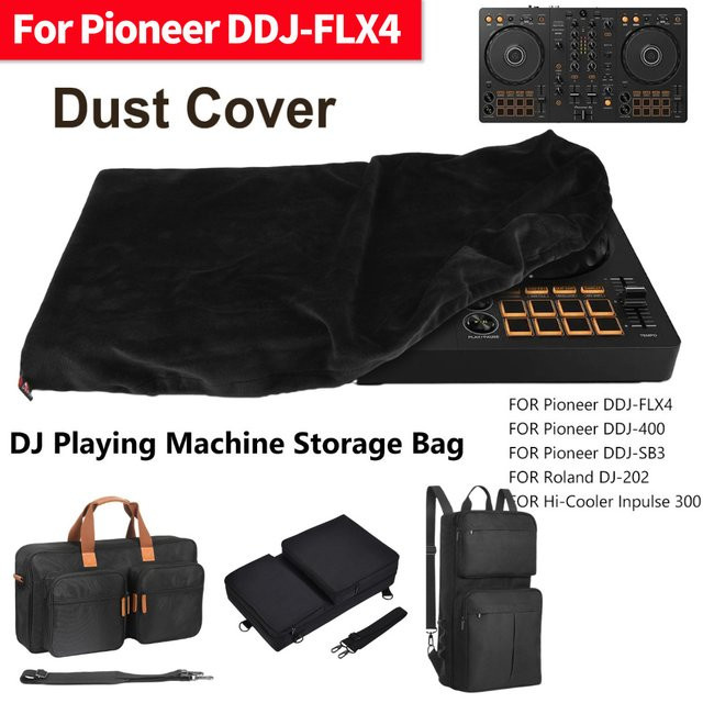 Pioneer DJ Staubschutzhülle für DDJ-FLX4 DJ-Controller in Schwarz - Bild 1