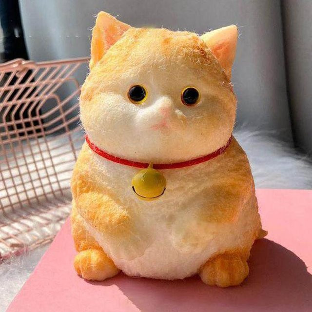 Taba Niedliche Dicke Katze Orange Katze, Plüsch, ab 14 Jahren - Bild 1