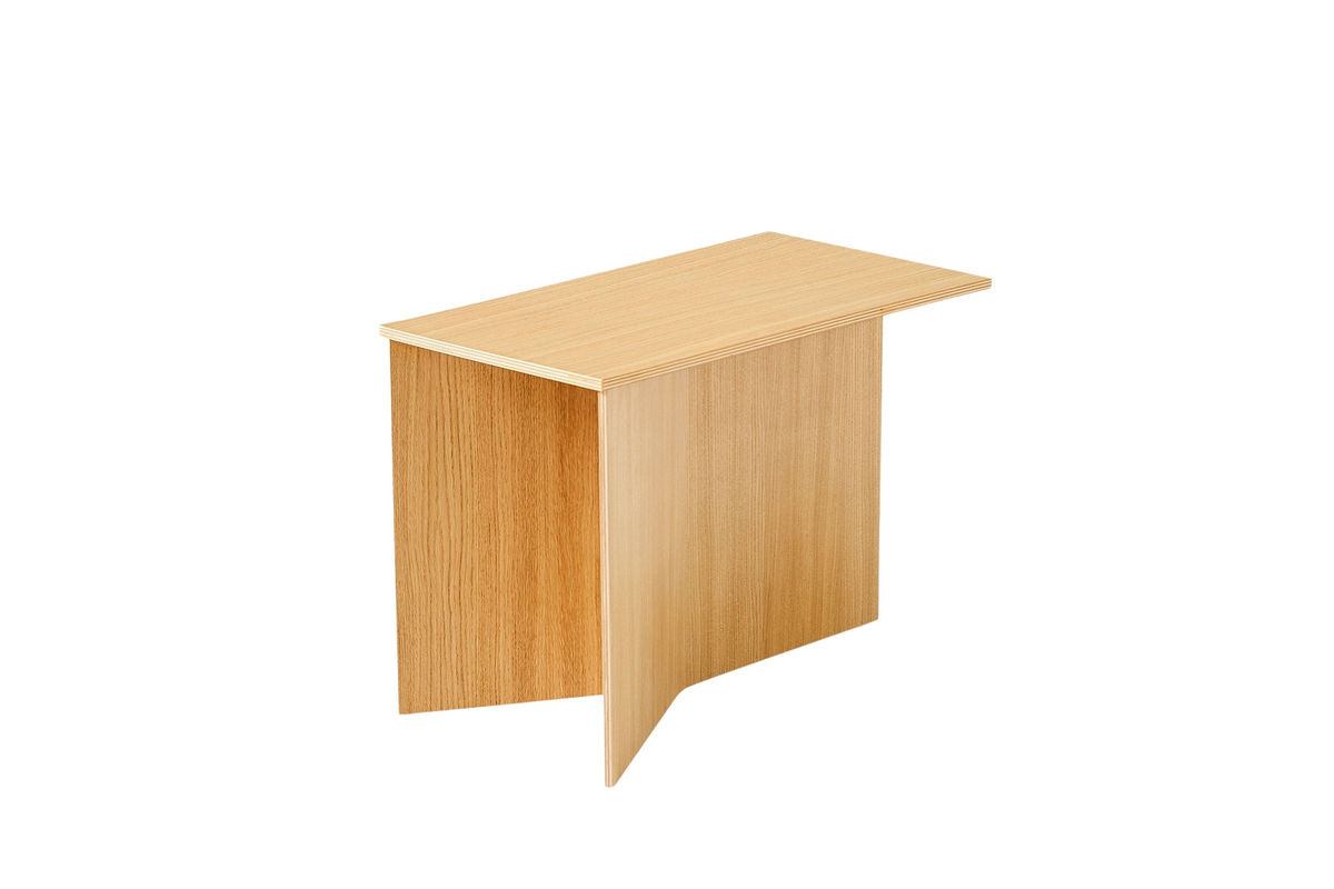 HAY Slit Beistelltisch Wood Länglich in Braun und Beige aus Holz - Bild 2