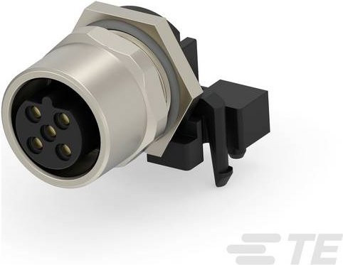 TE Connectivity Rundsteckverbinder 3-2172093-2 aus Zinklegierung in Silber mit 4 Polen - Bild 1