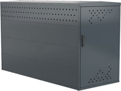 Fahrradgarage BikeBox 1 mit Giebeldach in Anthrazitgrau RAL 7016 von WSM - Bild 1