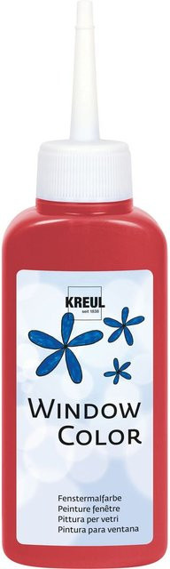Kreul Window Color, Dunkelrot, 80 ml, ab 6 Jahre - Bild 1
