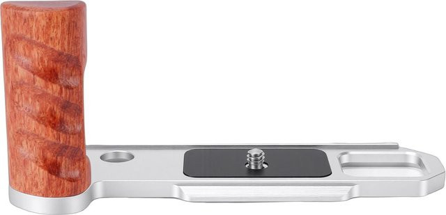 L-Form Handgriff Halterung mit Schnellwechselplatte passend für Nikon F2 F2A F2S in Silber - Bild 1