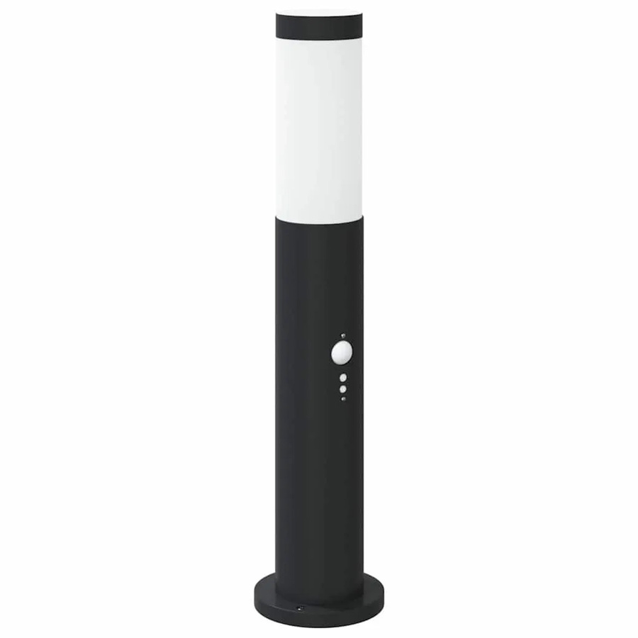 vidaXL Pollerleuchte mit Bewegungssensor aus Edelstahl in Silber, Höhe: 50 cm, IP44, E27 - Bild 2