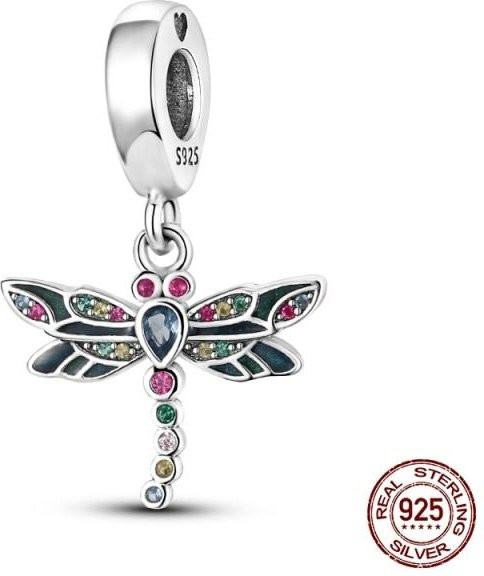 Charm Armband 925 Silber, Perle, Zirkonia, Damen - Bild 1