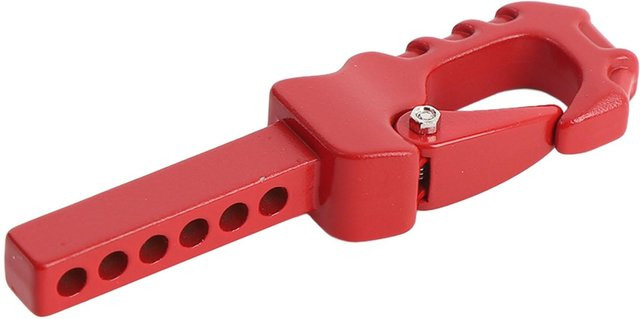 Fishine RC Anhängerkupplung, Abschlepphaken, Metall, Rot - Bild 1