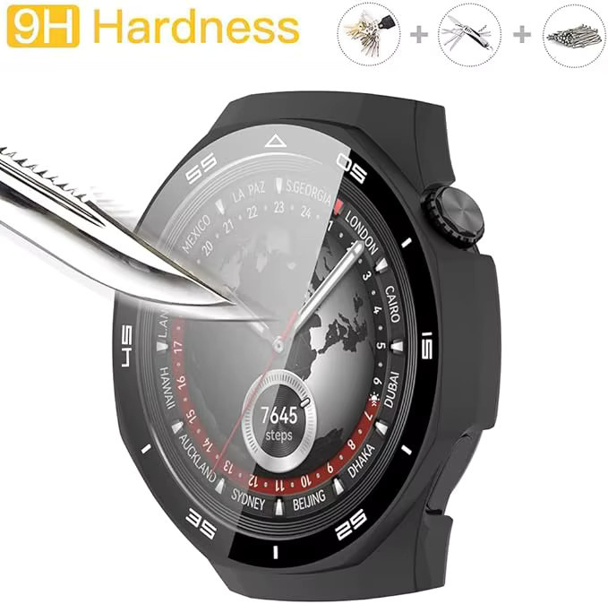 Displayschutzglas Huawei Watch GT5 Pro, transparent, Unisex - Bild 2