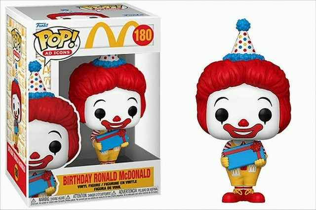Funko McDonald's Birthday Ronald McDonald Vinyl Figur Bunt - Bild 1