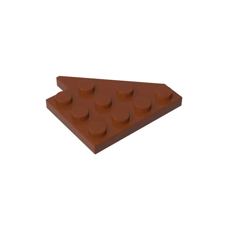Gobricks 3936 Ziegel Keil Platte 4x4 Teile Flügel Links, 10-teiliges Set - Bild 2