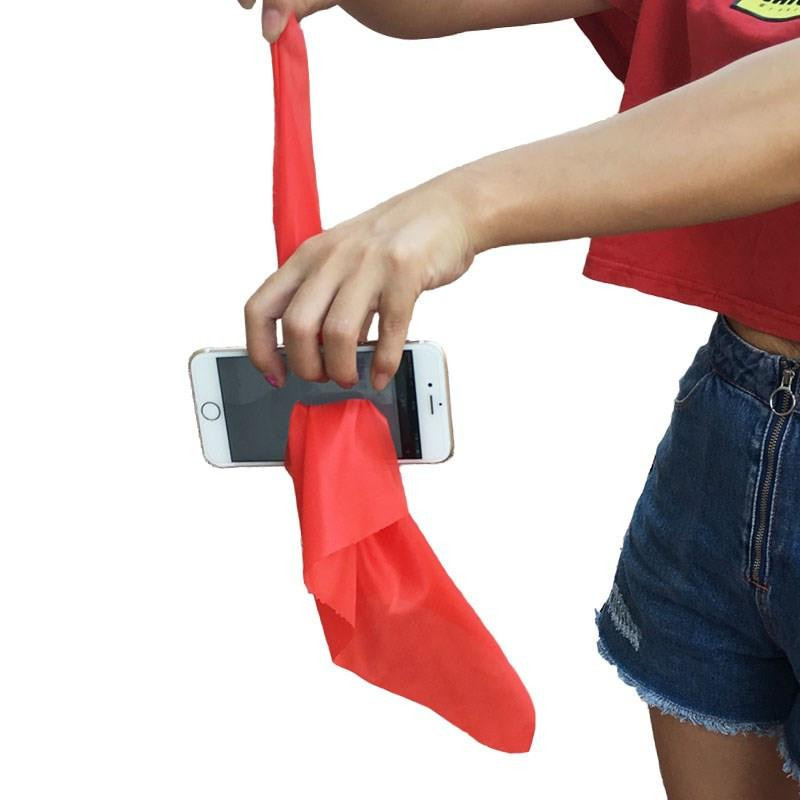 Yiran toy Magische Tricks Seide durch Telefon Interaktives Spielzeug rot - Bild 2