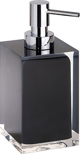 Brillantbad BISTA Seifenspender aus Polyresin in Schwarz, H x B x T: 17,2 x 7 x 8,2 cm, 250 ml - Bild 1