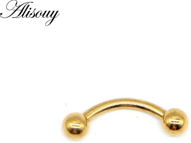 Alisouy Piercing Ring, Edelstahl, Silber, Damen - Bild 1